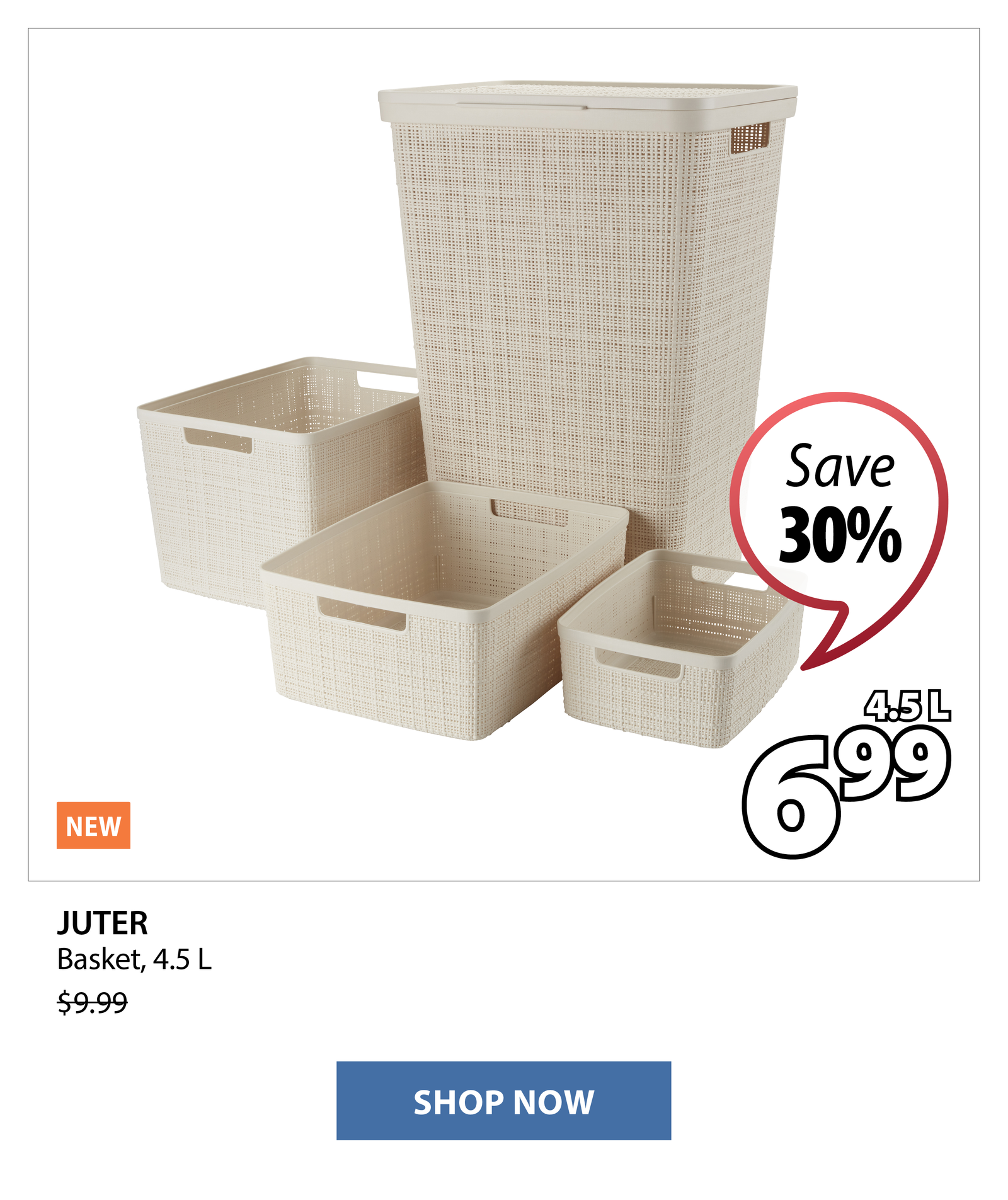 JUTER Basket | Save 30%
