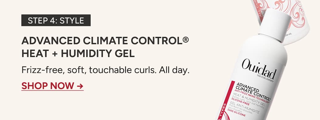 Style: Advanced Climate Control Heat & Humidity Gel for frizz-free, soft touchable curls, all day