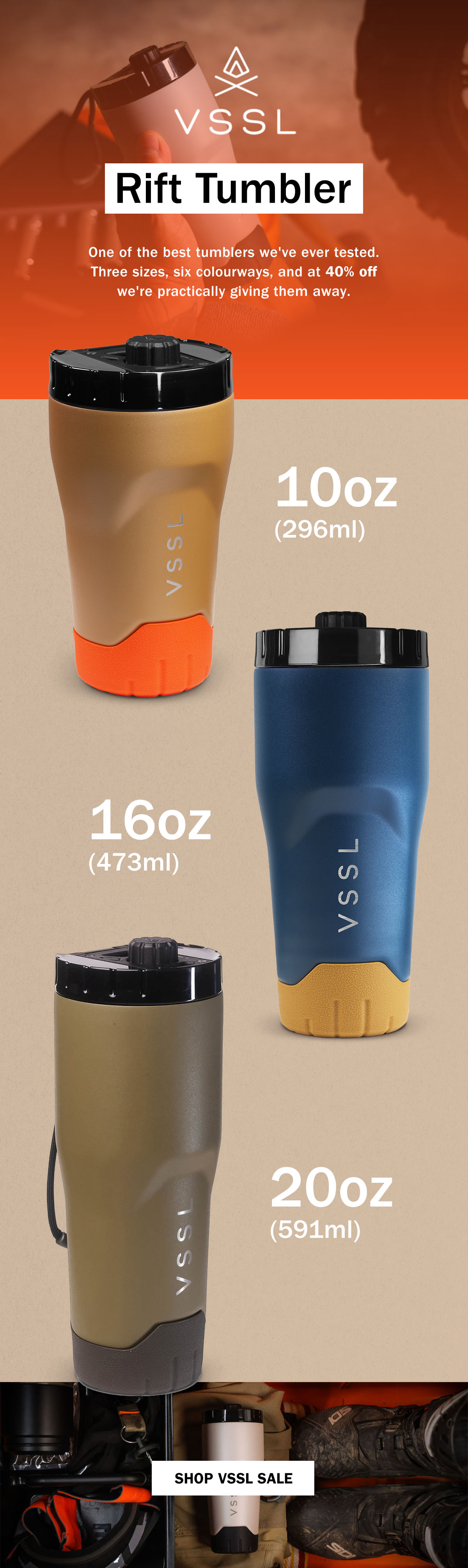 40% Off Selected VSSL | Email Exclusive Summer Sale | WildBounds