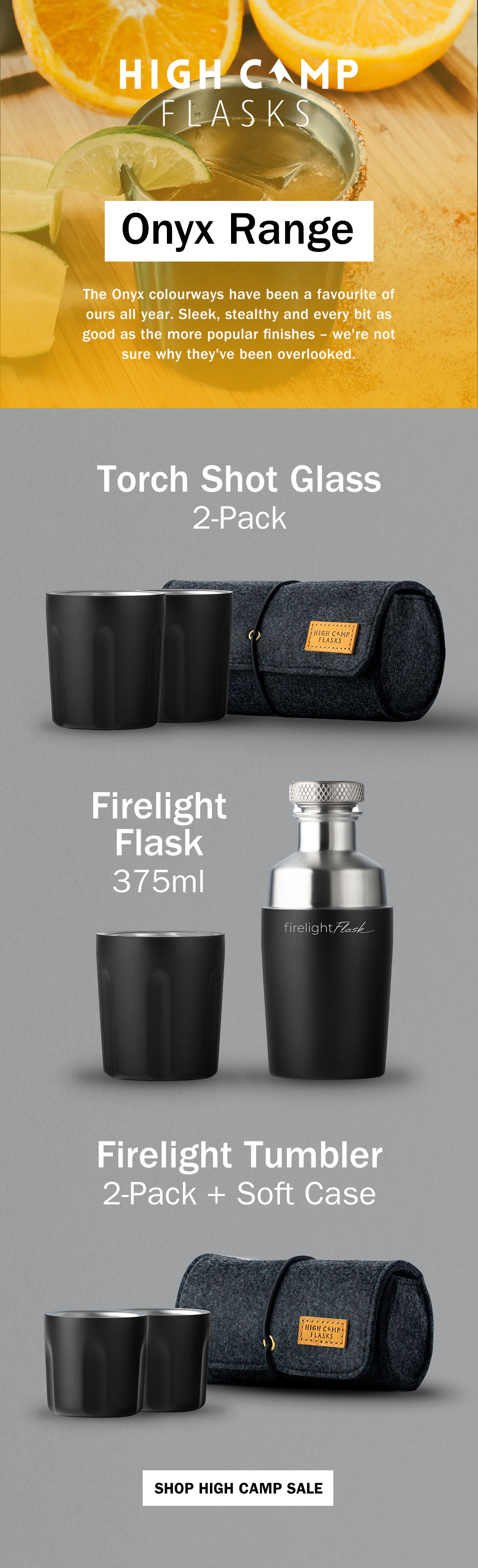40% Off Selected High Camp Flasks | Email Exclusive Summer Sale | WildBounds