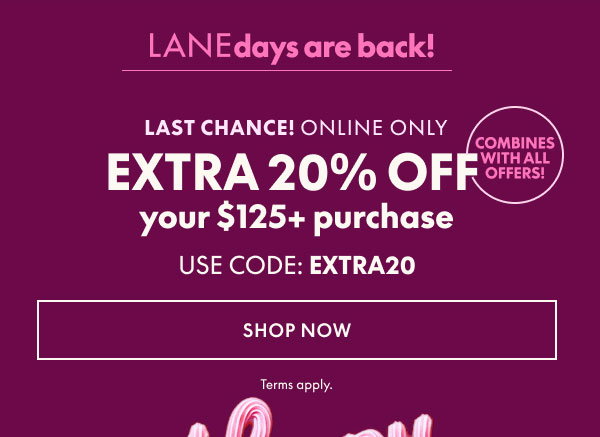 20% Off $125+