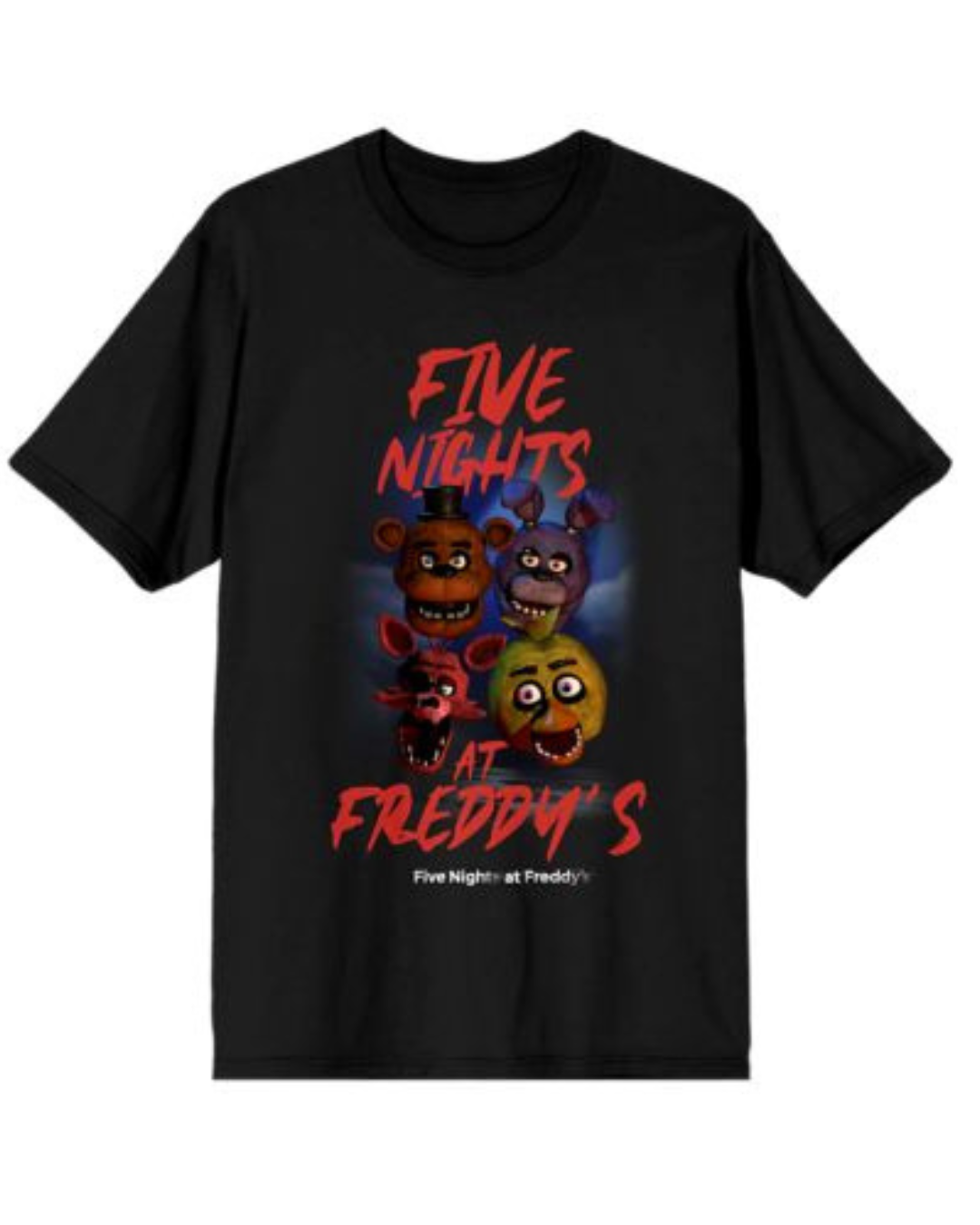 Five Nights at Freddy's Character Heads T Shirt