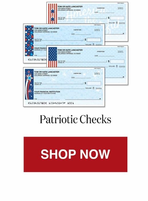 Patriotic Checks [Click here to Shop Now]