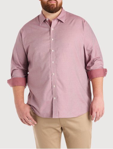 Diamond Print Sport Shirt