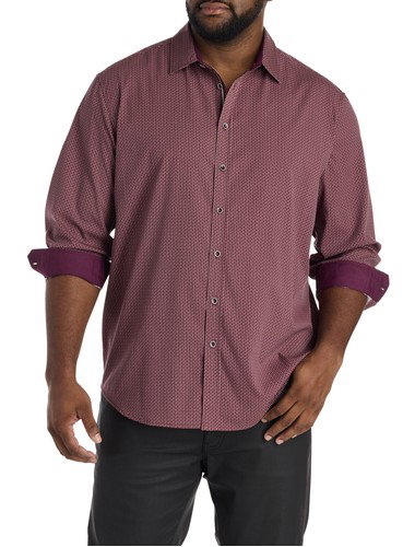 Micro Print Sport Shirt