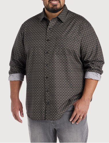 Medallion Print Sport Shirt