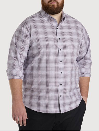 Large Plaid Sport Shirt