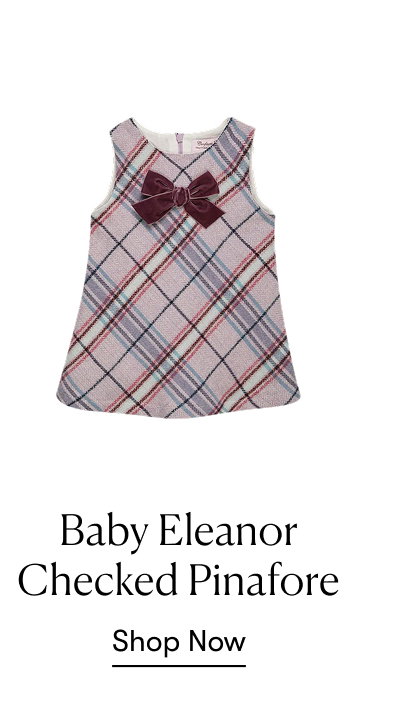  Baby Eleanor Checked Pinafore