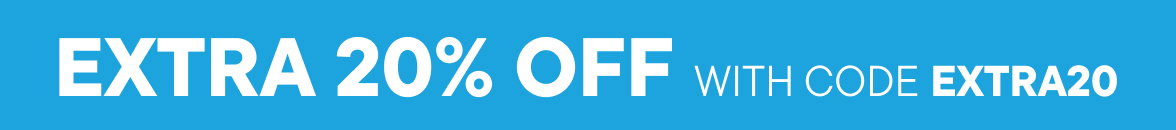 Extra 20% off with code EXTRA20