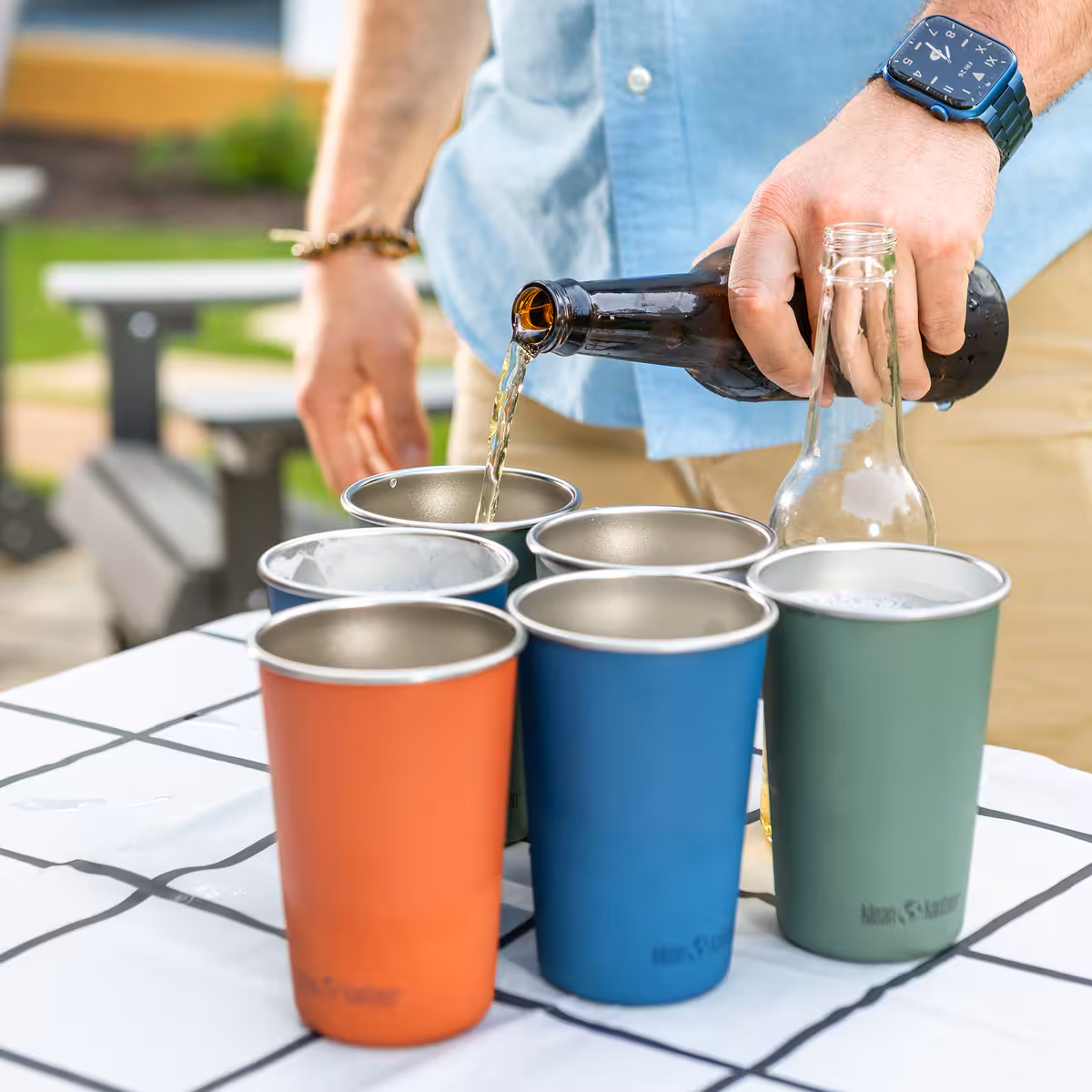 Klean kanteen Pint Partake kopp 473 ml 4-pack