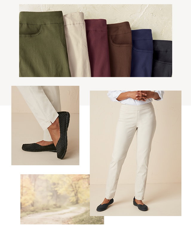 Pull-On Anywear Shape Me Straight Leg Pant