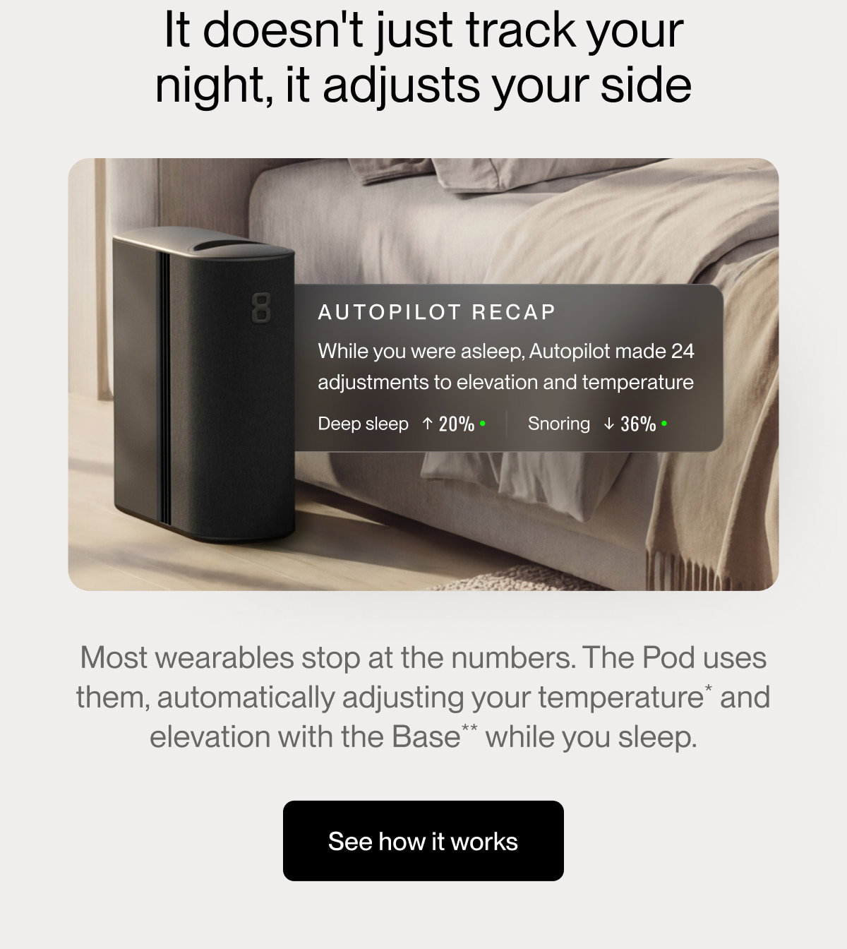 It doesn't just track your night, it adjusts your side