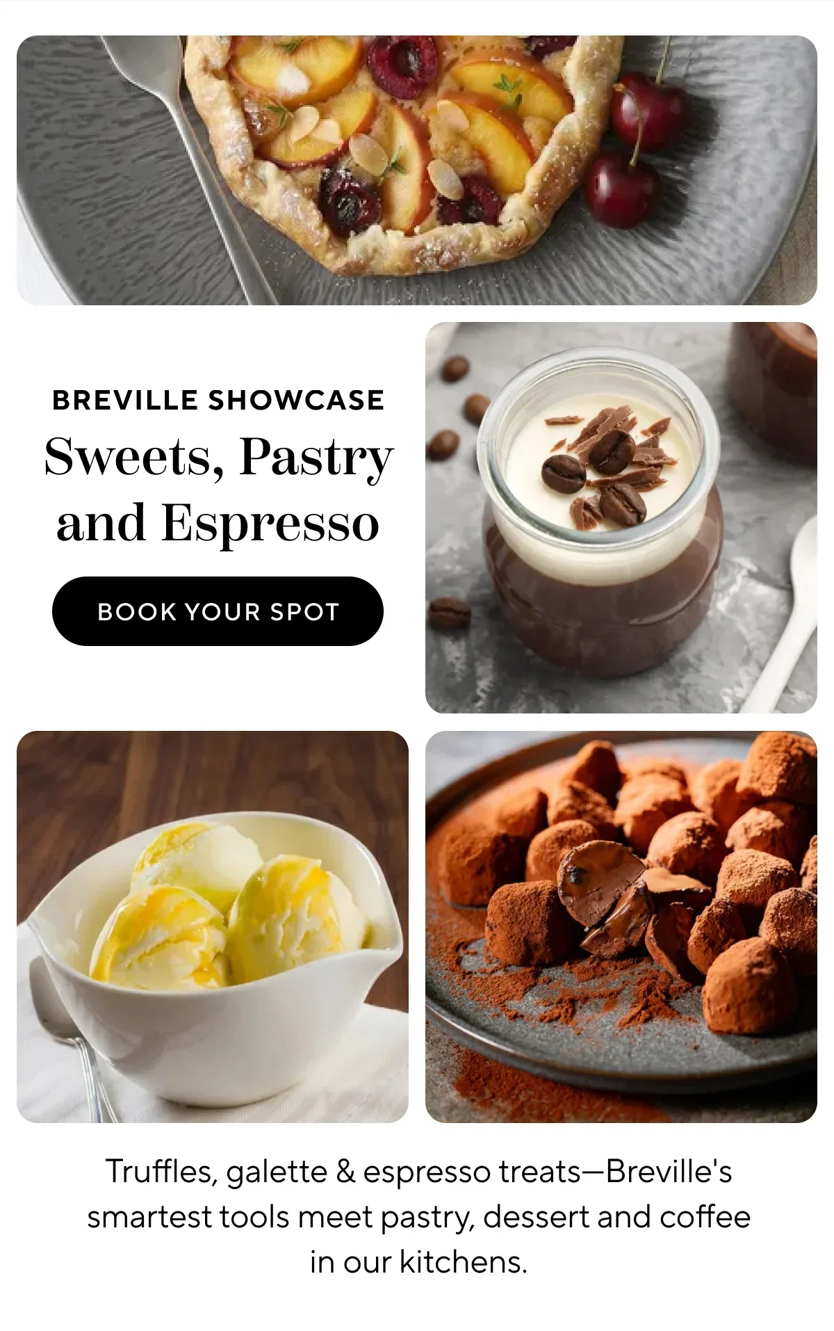 Breville Showcase: Sweets, Pastry and Espresso