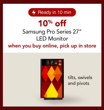 10% off samsung led monitor