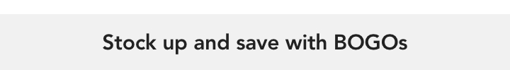 stock up and save with bogos