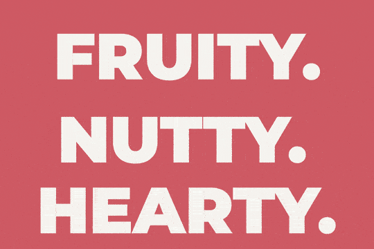 fruity nutty hearty