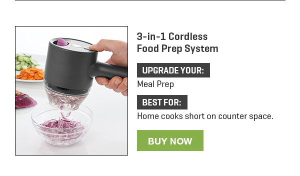 3-in-1 Cordless Food Prep System