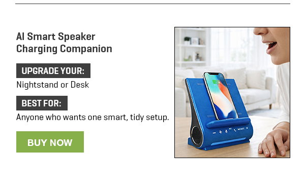 AI Smart Speaker Charging Companion