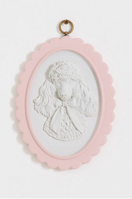 Athena Scalloped Dog Intaglio Gallery Wall Charm