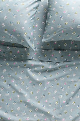 Organic Cotton Sateen Printed Sheet Set