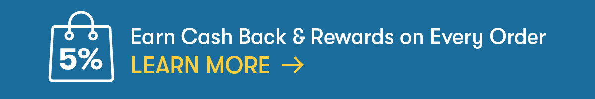 Get up to 5% back on every purchase