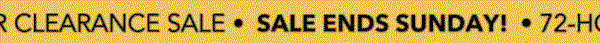 72-hour clearance sale 