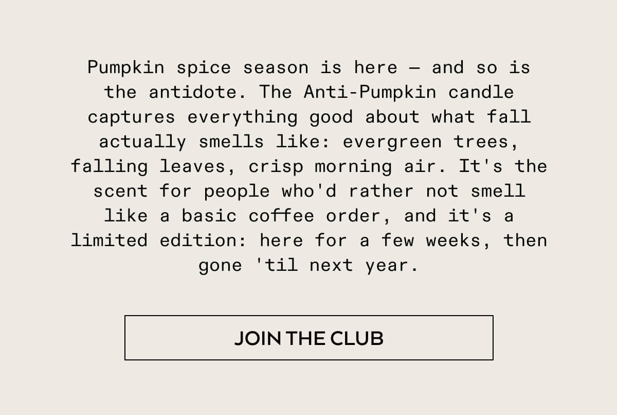 JOIN THE CLUB>
