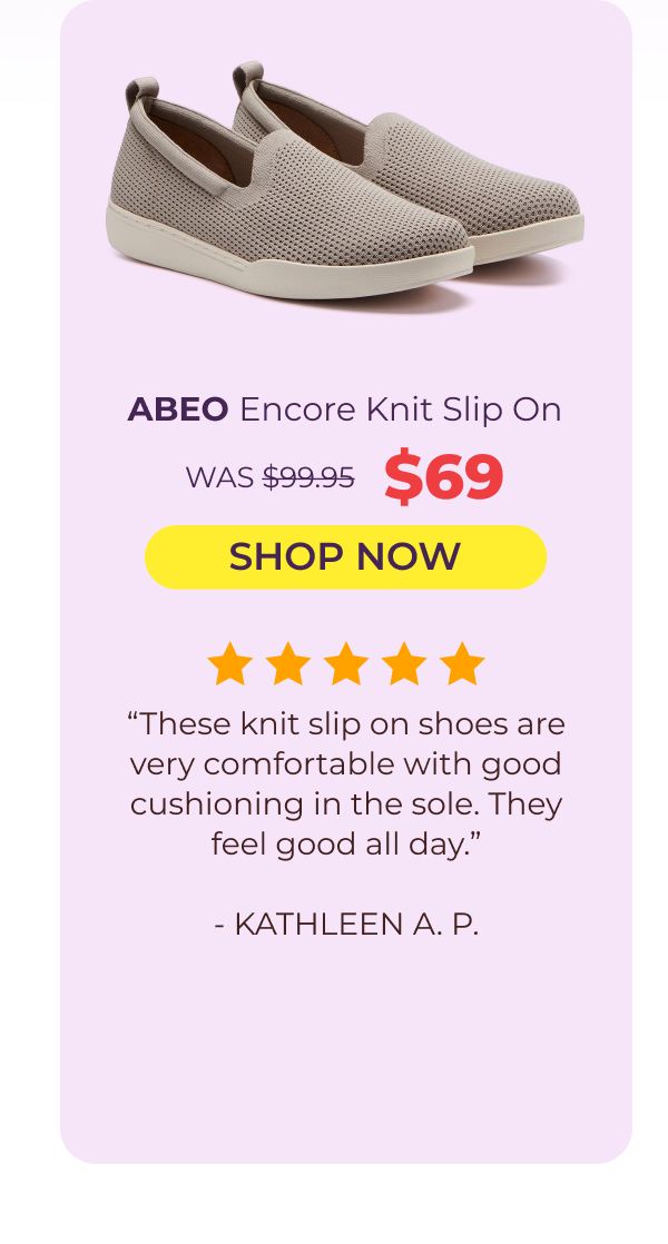 ABEO Encore Knit Slip On