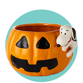 Snoopy jack-o-lantern cookie jar.