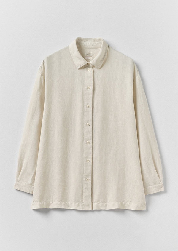 Garment Dyed Linen Easy Shirt