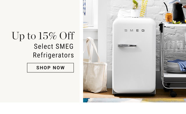 Up to 15% Off - Select SMEG Refrigerators - shop now