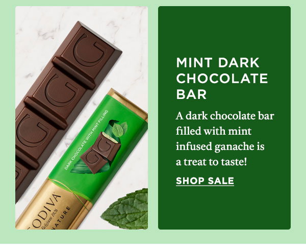 Mint Dark Chocolate Bar, Pack of 24