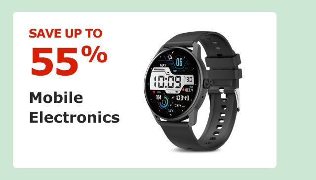 Save up to 55%. Mobile Electronics.