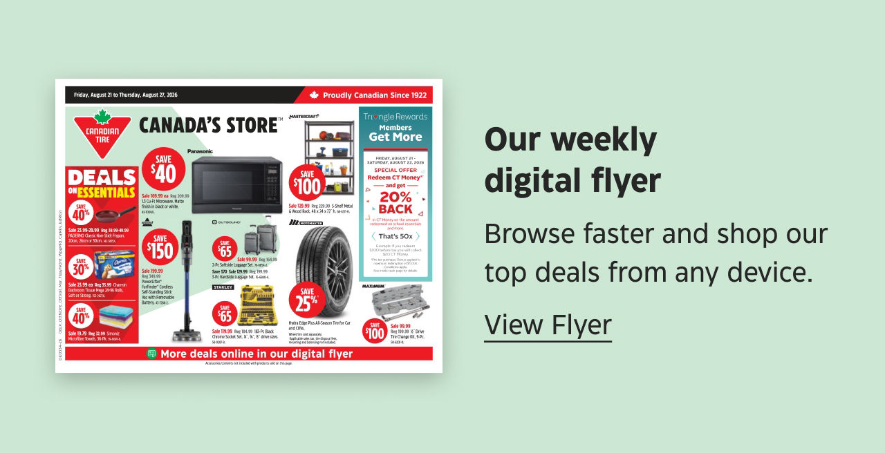 Our weekly digital flyer. Browse faster and shop our top deals from any device. View Flyer.