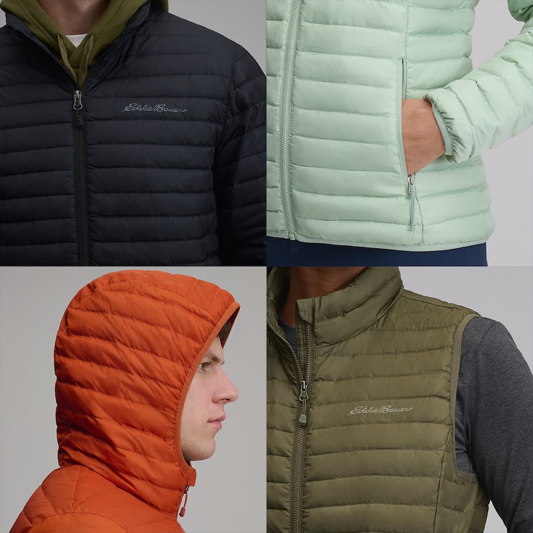 Eddie Bauer Microlight Down Jackets