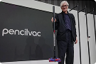 Sir James Dyson at the Pencilvac announcement event.