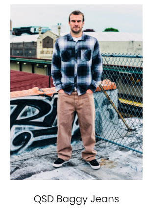 QSD Baggy Jeans -Relaxed fit denim with a durable everyday feel.
