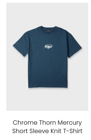 Chrome Thorn Mercury Short Sleeve Knit T-Shirt