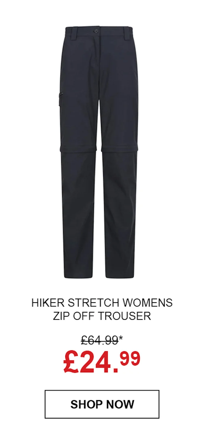 Explorer Womens Zip-Off Trousers - Short Length