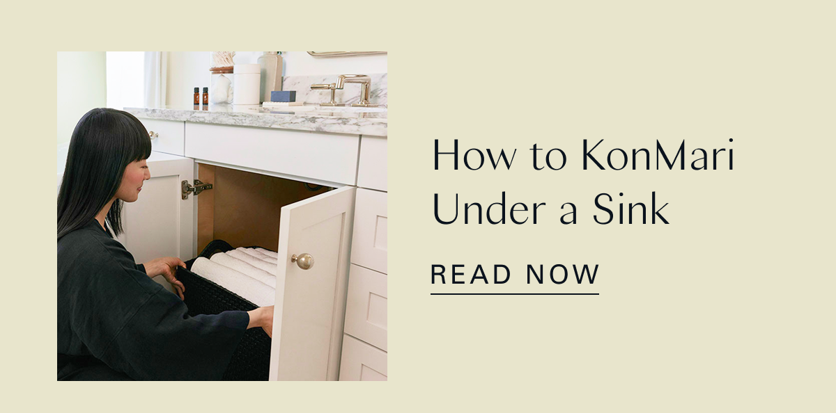 How to KonMari Under a Sink 