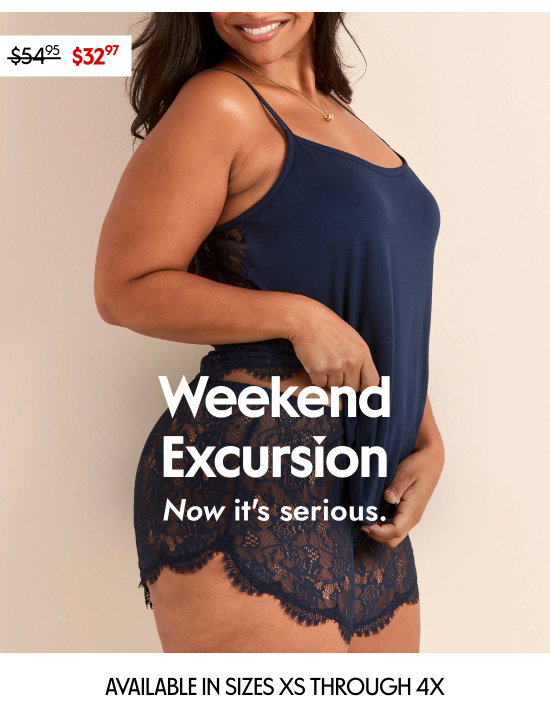 Weekend excursion. Not it is serious. Available in sizes VS through 4X.