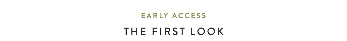Early Access - The First Look