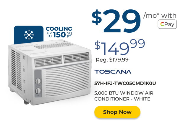 Toscana 5,000 BTU Window Air Conditioner