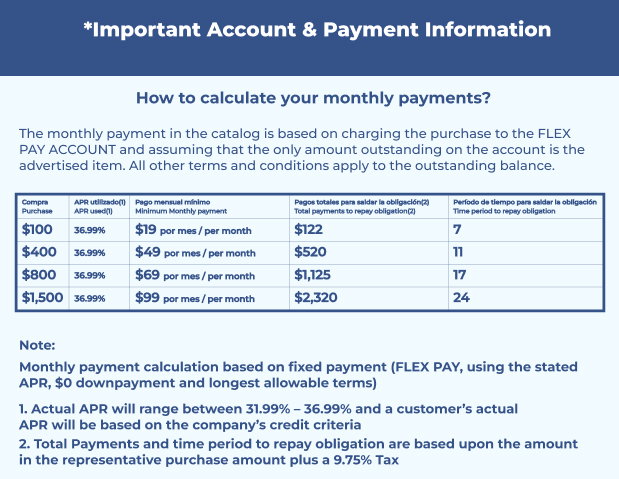 Payment Information