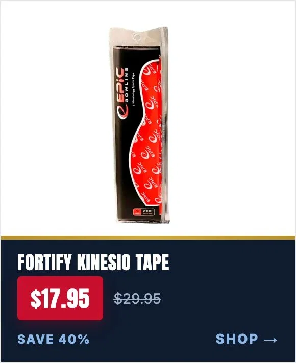 Epic Fortify Kinesiology Sports Tape Pre Cut Red 20 Piece