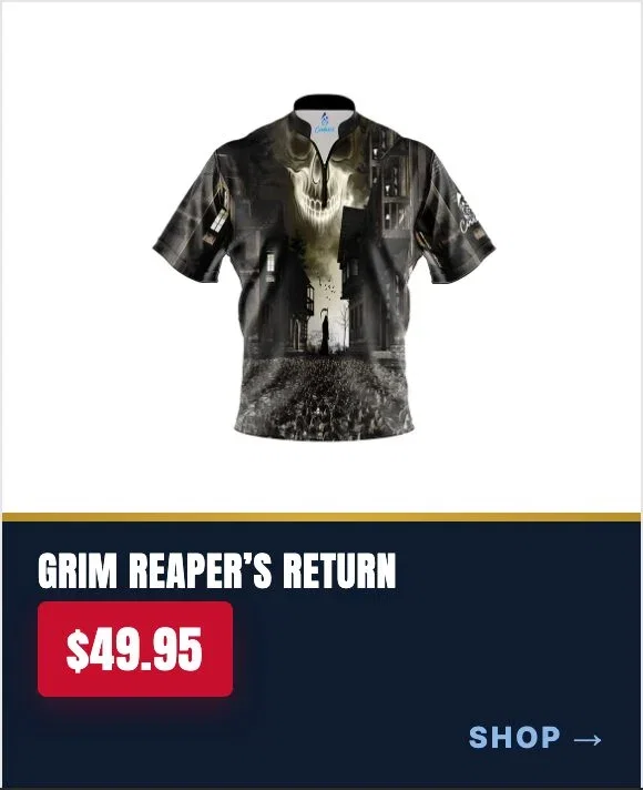 Grim Reaper’s Return Fast Track CoolWick Bowling Jersey