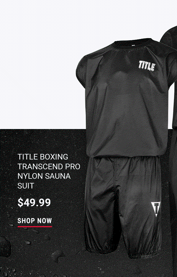 SHOP TITLE BOXING TRANSCEND PRO NYLON SAUNA SUIT