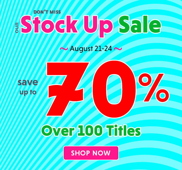 Stock Up Sale: Save Up to 70%