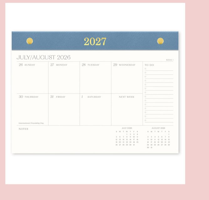 2026-2027 Paper Source Chicago Ave 17-Month Desk Pad