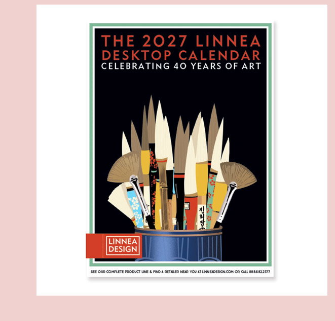 2027 Linnea Design Desktop Calendar